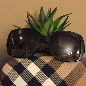 Authentic Burberry Oversized Checkered Sunglasses